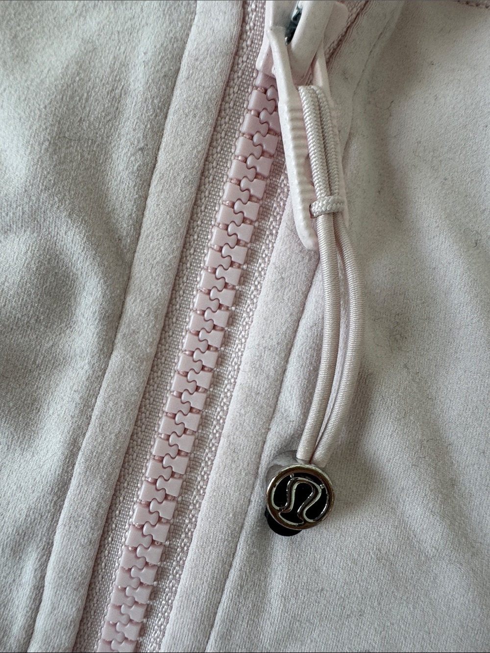 lululemon athletica Light Pink Zip-Up Bomber Jacket